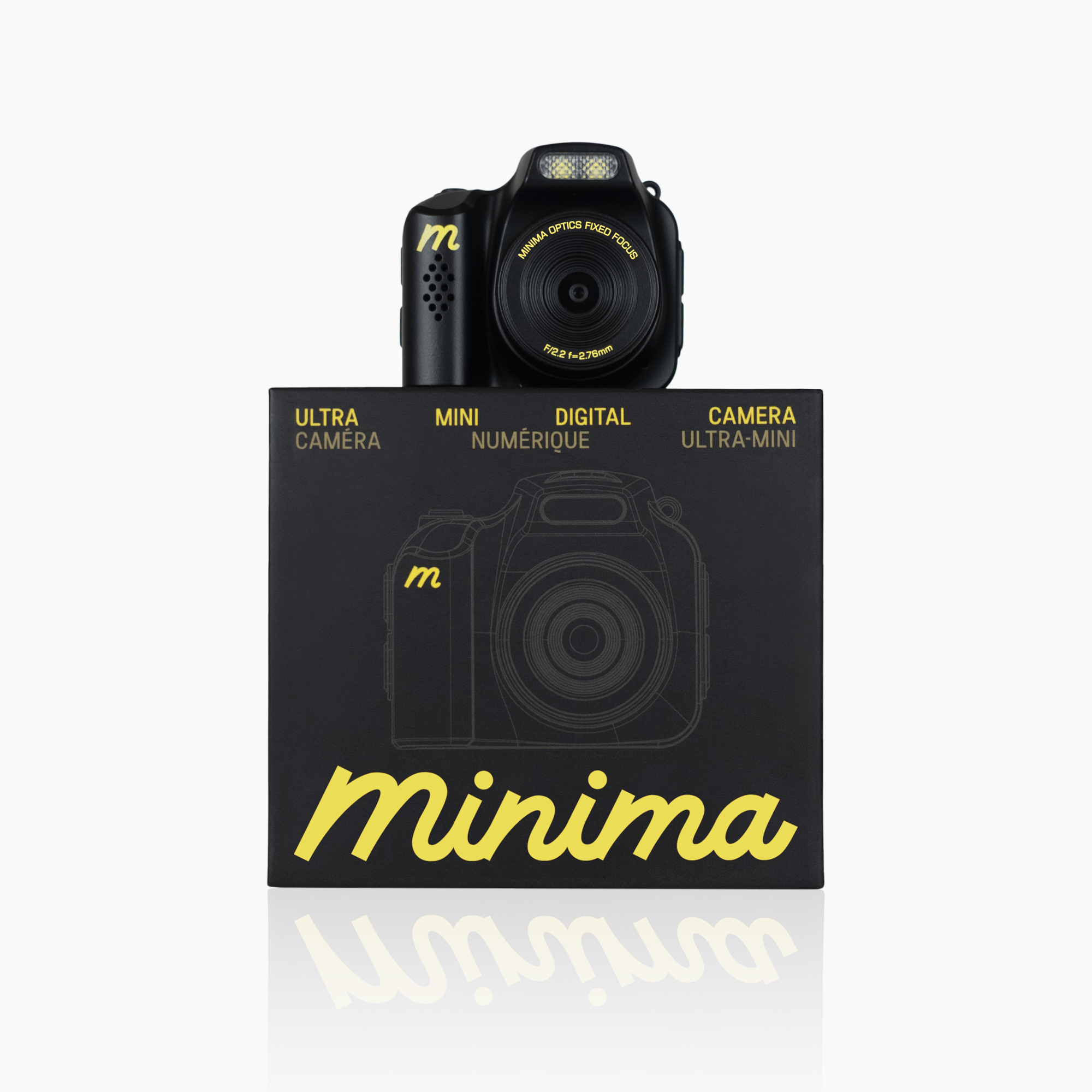 MINIMA™ ULTRA MINI DIGITAL CAMERA | CHARCOAL BLACK