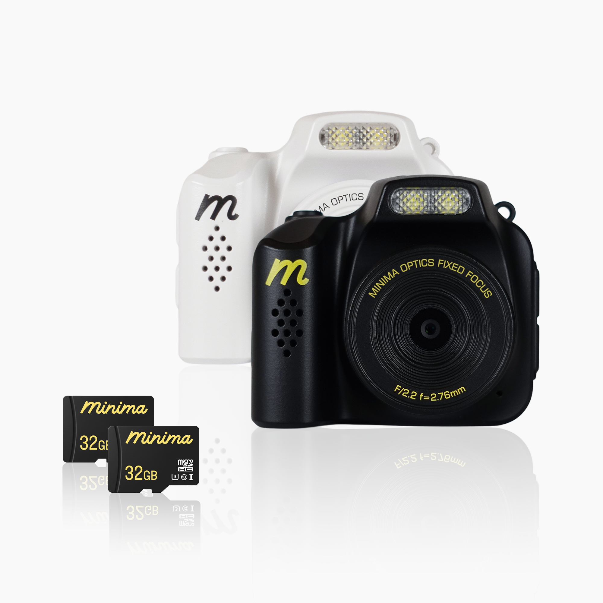 MINIMA™ COMPLETE BUNDLE: 2 Cameras + 2 microSD Cards | Mix & Match