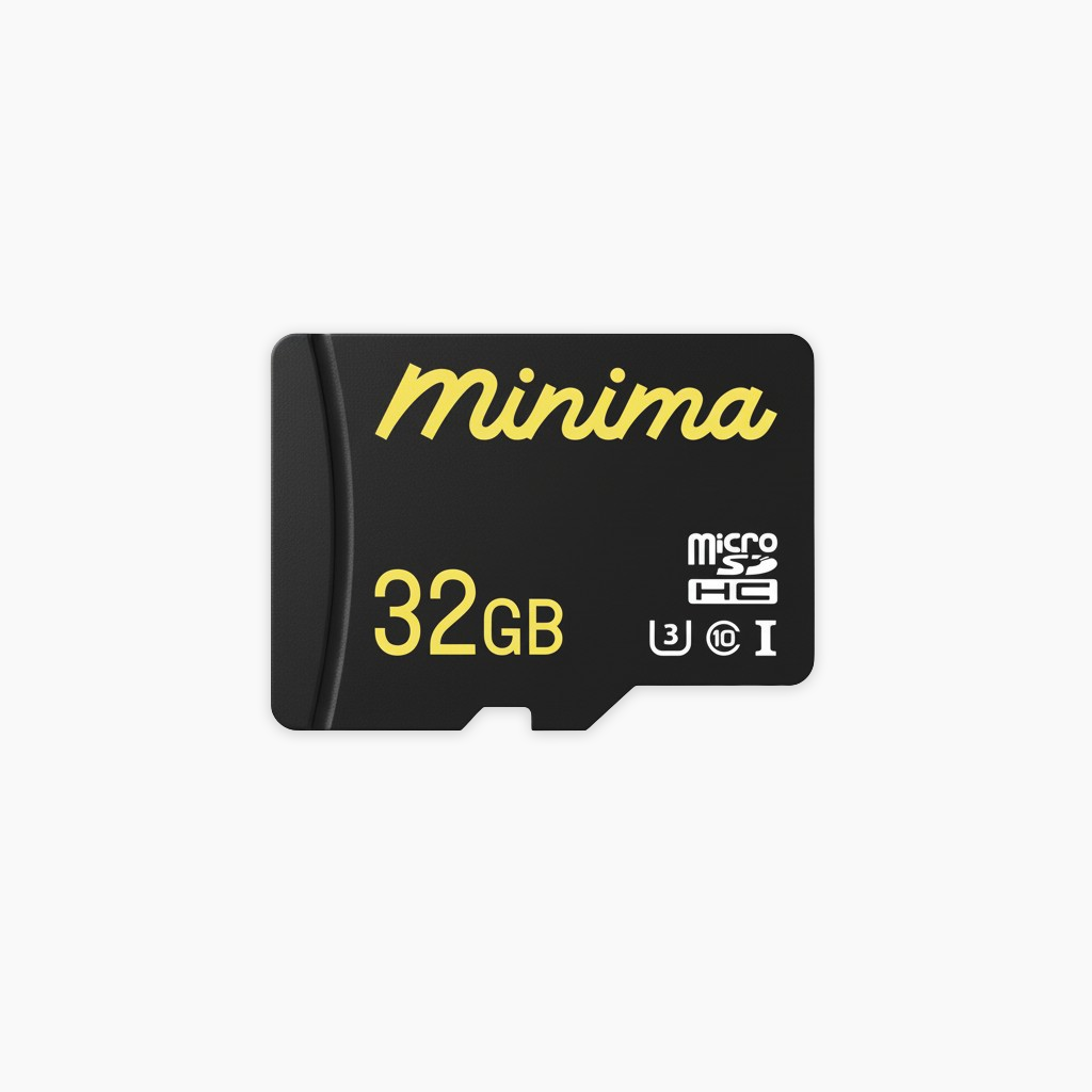 MINIMA™ 32GB microSDHC card