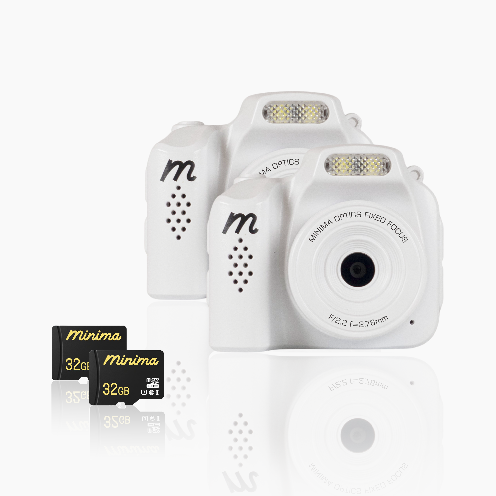 MINIMA™ COMPLETE BUNDLE: 2 Cameras + 2 microSD Cards | Mix & Match